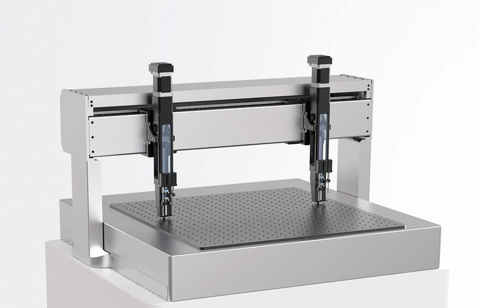 Modulares Gantry-System von Steinmeyer für die High-Speed-Positionierung